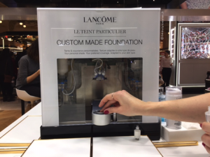 Lancôme teint particulier laboratoire