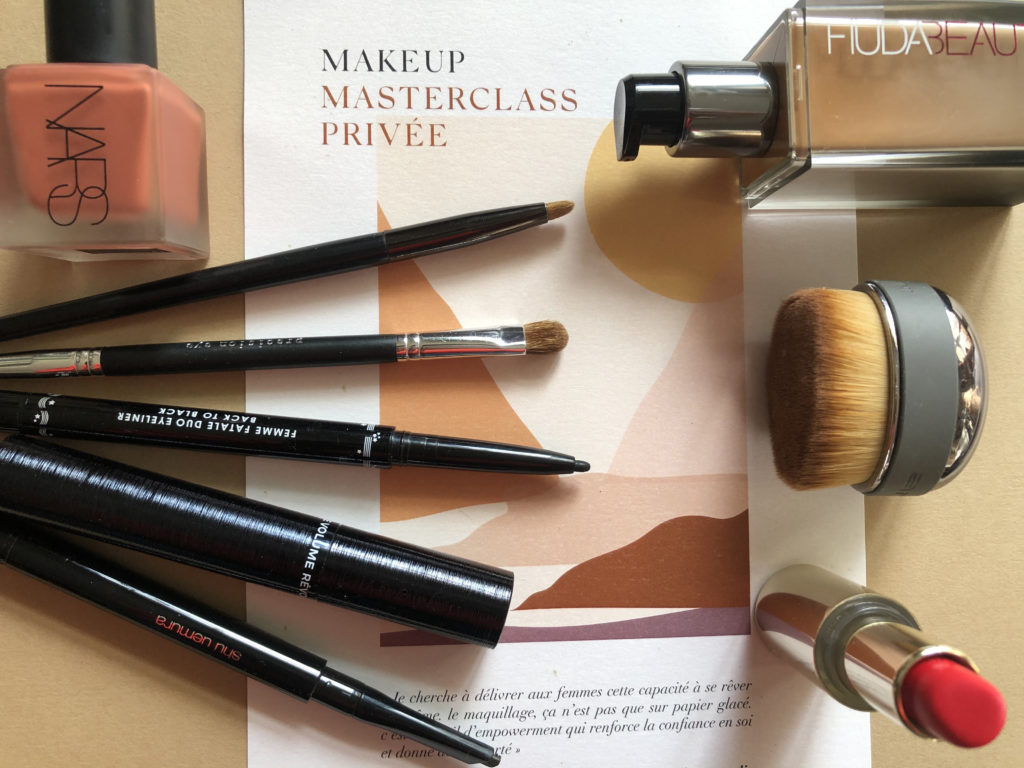 master class, maquillage, leçon privée